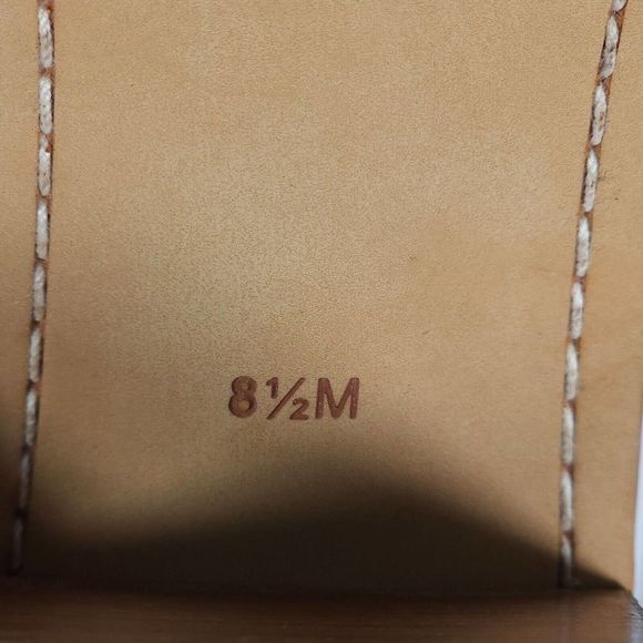 SAM EDELMAN Women's Ivy US8,5M Leather Animal Print CrisCross Slingback Sandals - Picture 13 of 14